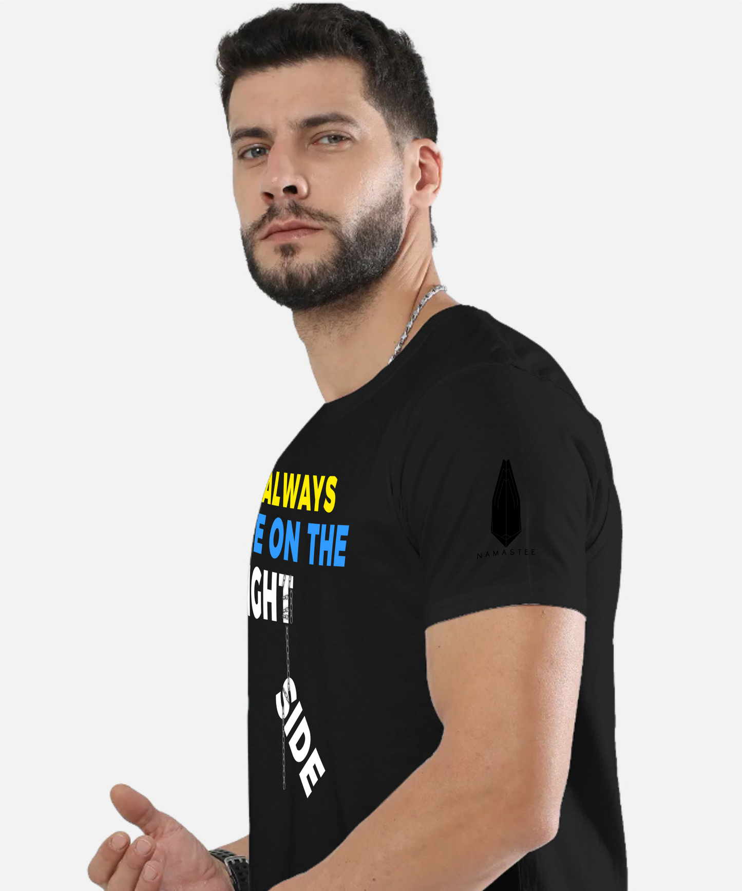 ALWAYS BE ON THE RIGHT SIDE Unisex Classic Crew T-Shirt