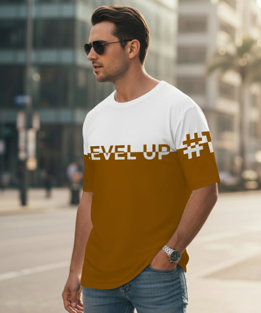 LEVEL UP Unisex Oversized Tee
