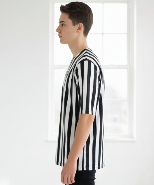 NAMASTEE Zebra lines Unisex Oversized Tee