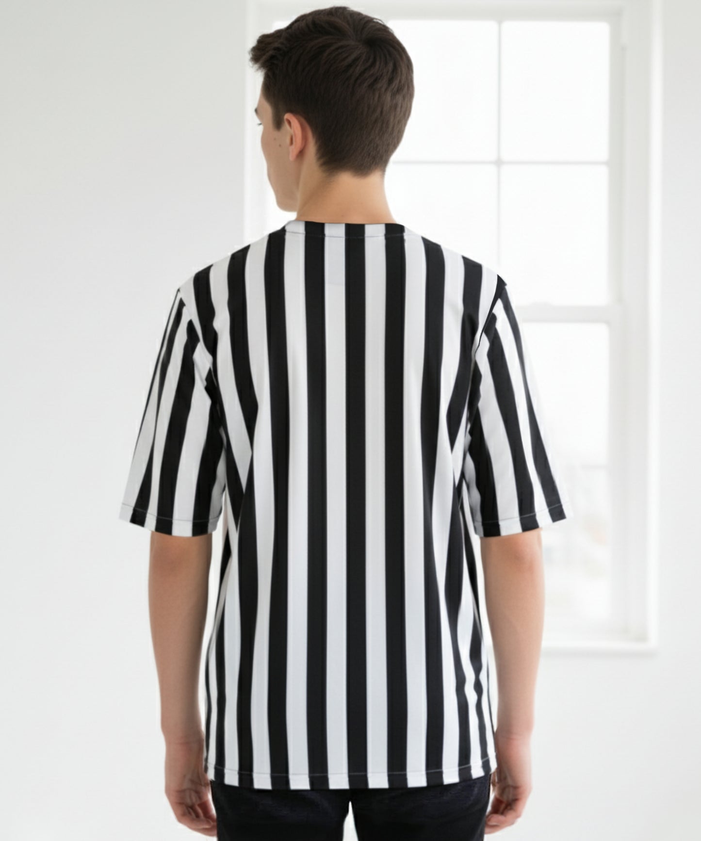 NAMASTEE Zebra lines Unisex Oversized Tee
