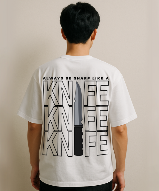 Knife Unisex Oversized Classic T-Shirt