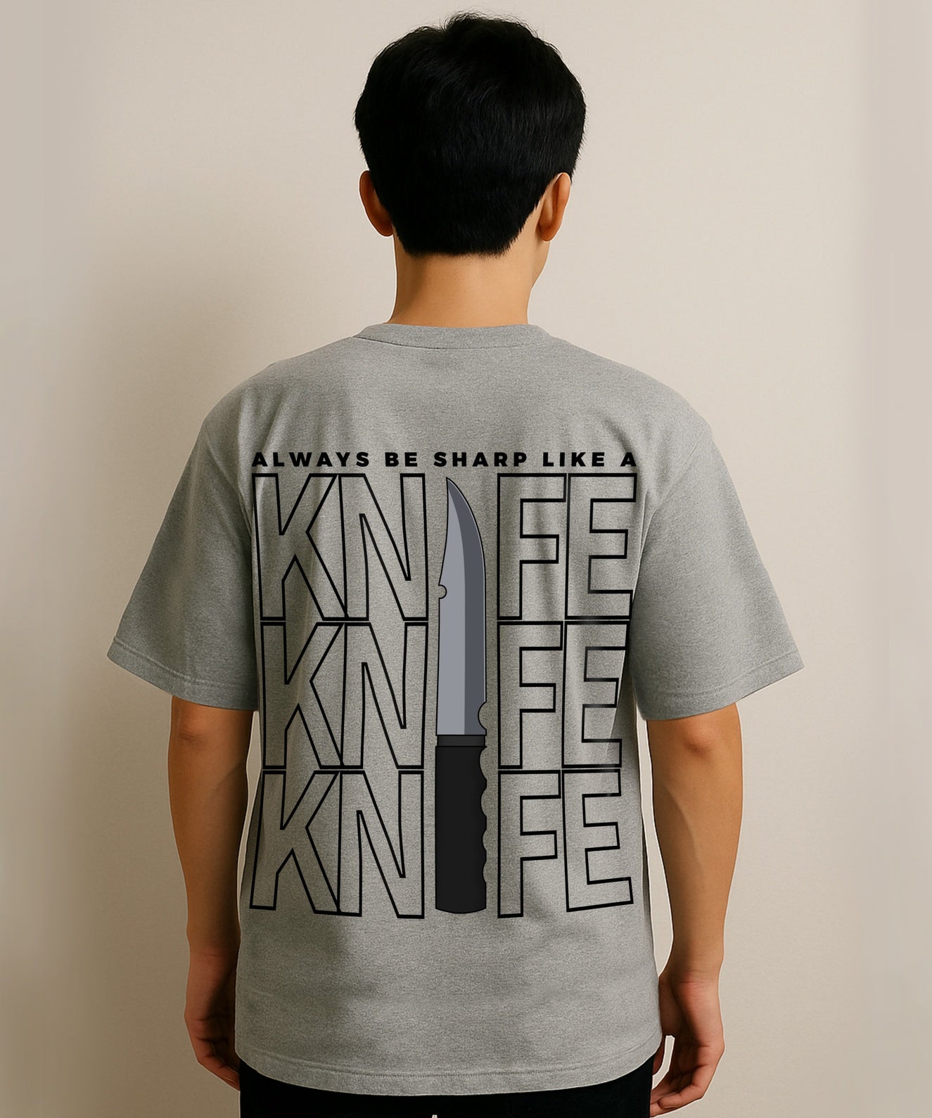 Knife Unisex Oversized Classic T-Shirt