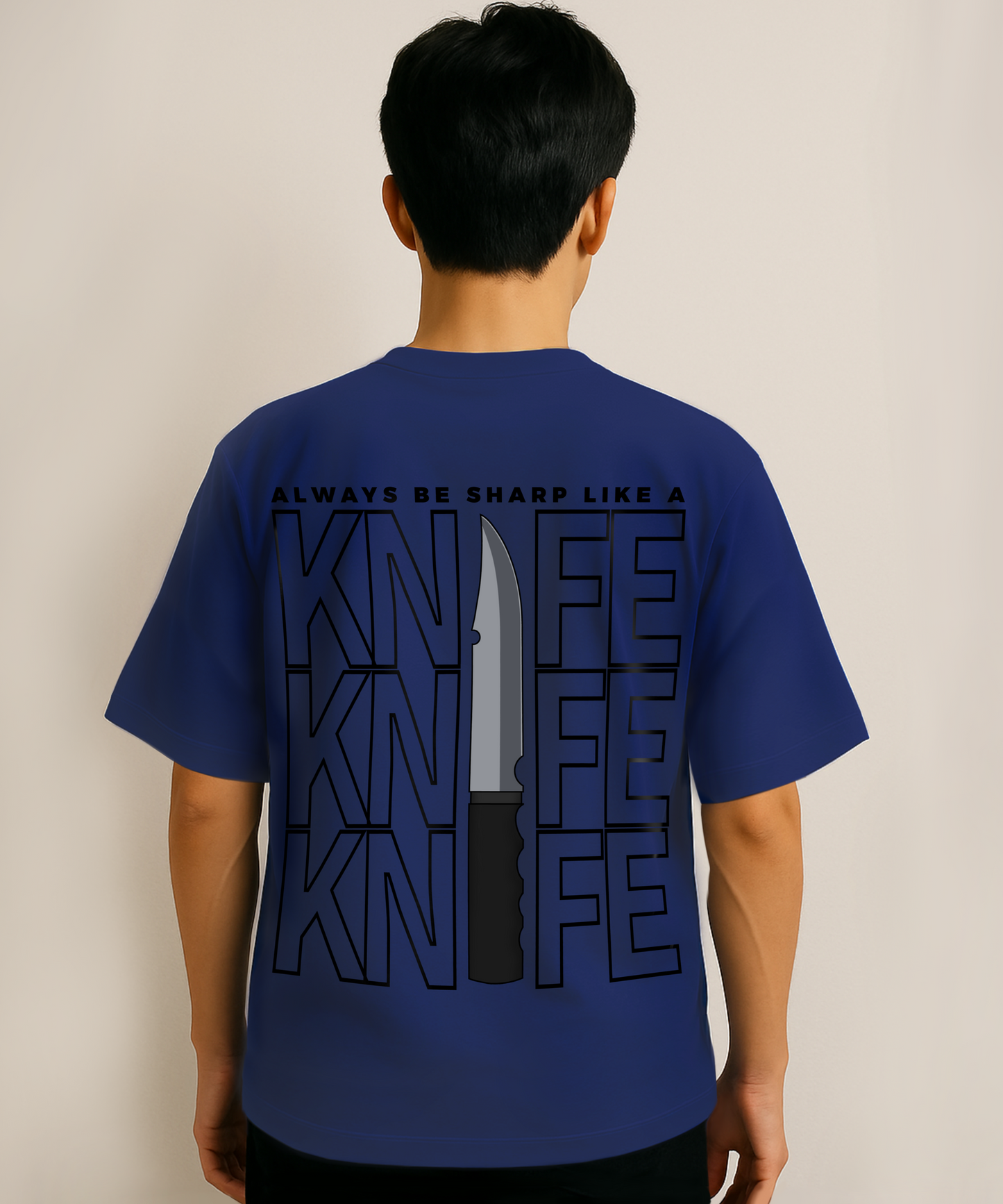 Knife Unisex Oversized Classic T-Shirt