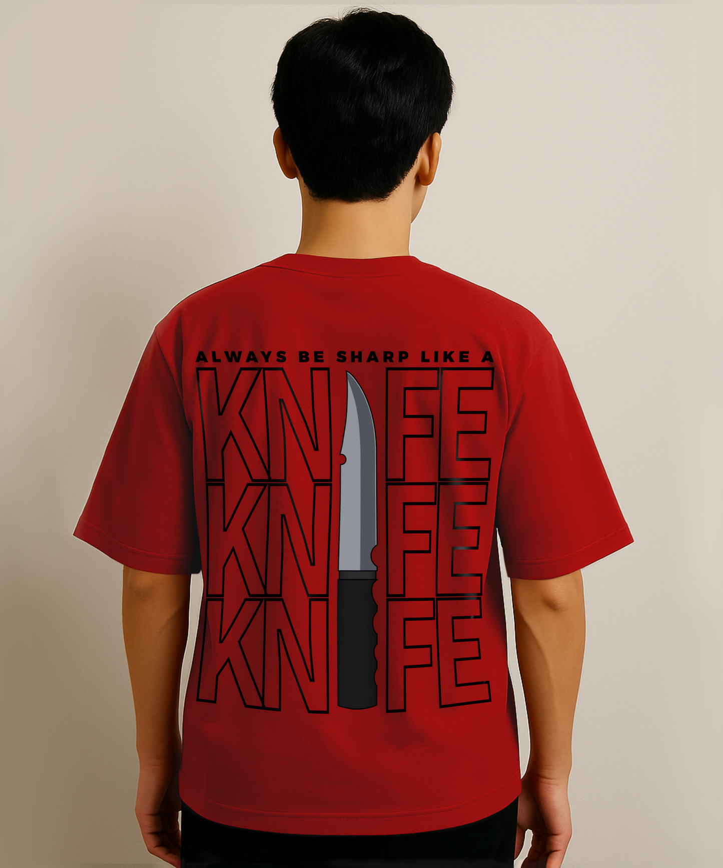 Knife Unisex Oversized Classic T-Shirt