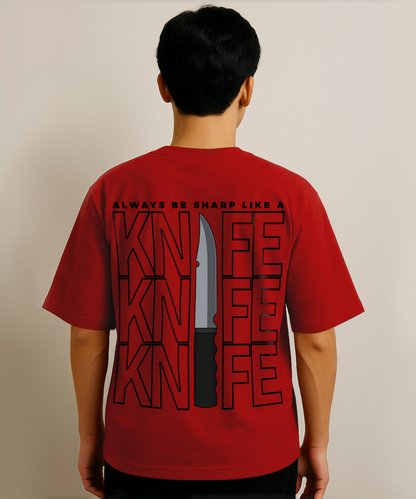 Knife Unisex Oversized Classic T-Shirt