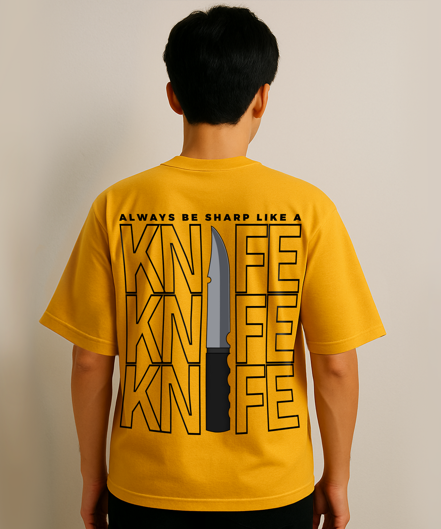 Knife Unisex Oversized Classic T-Shirt