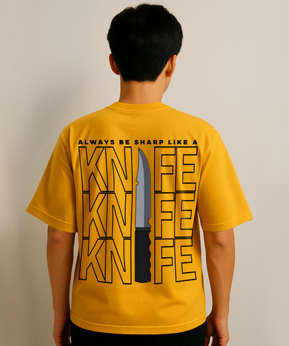 Knife Unisex Oversized Classic T-Shirt