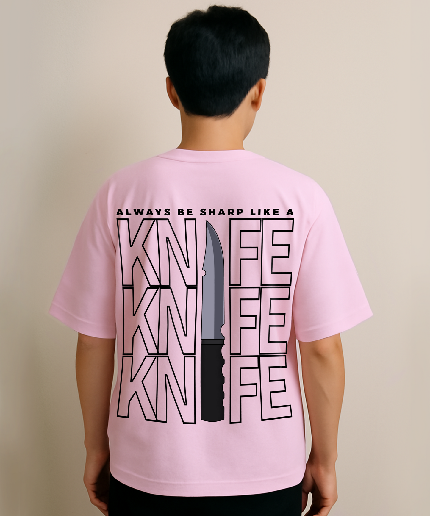 Knife Unisex Oversized Classic T-Shirt