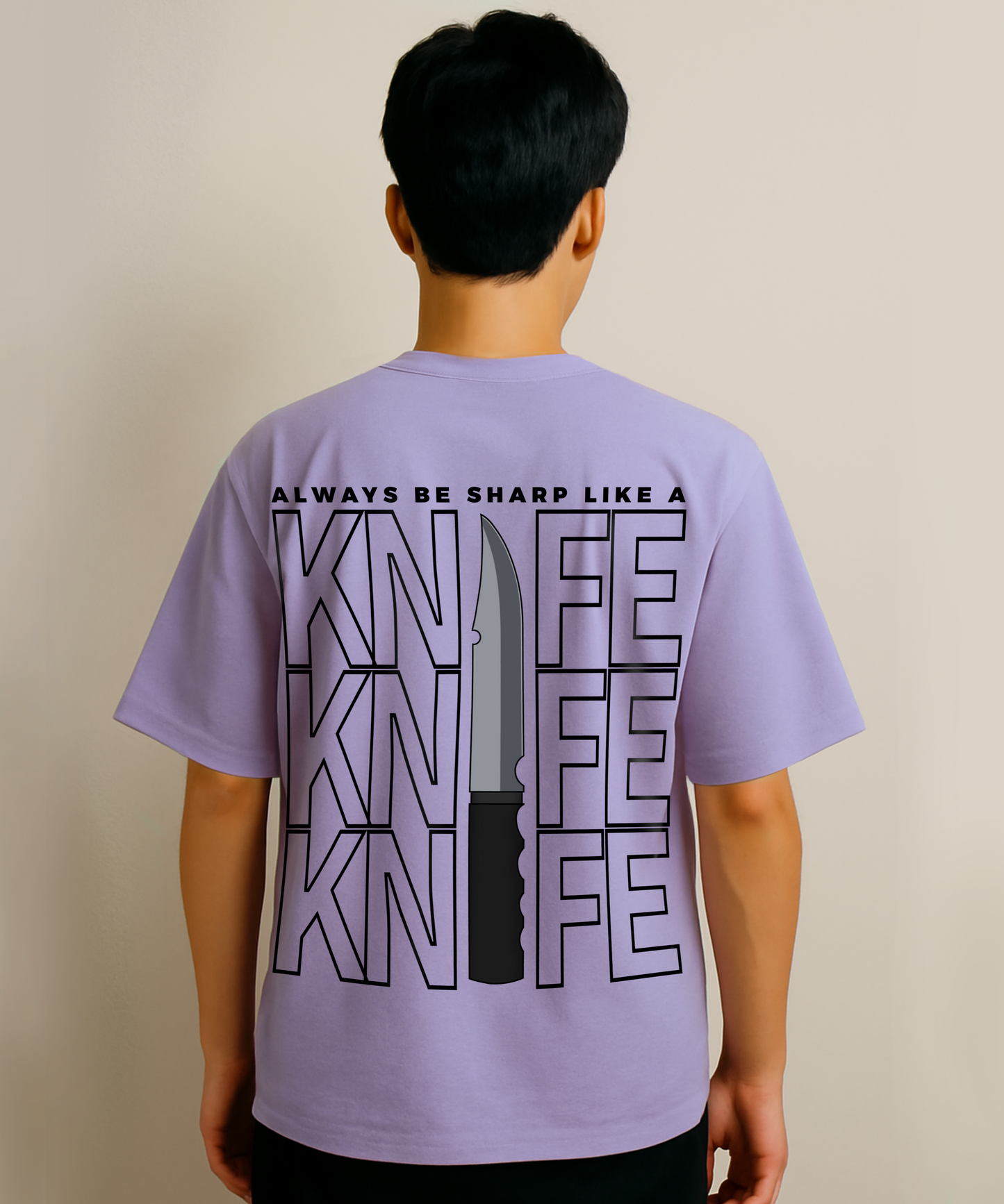 Knife Unisex Oversized Classic T-Shirt