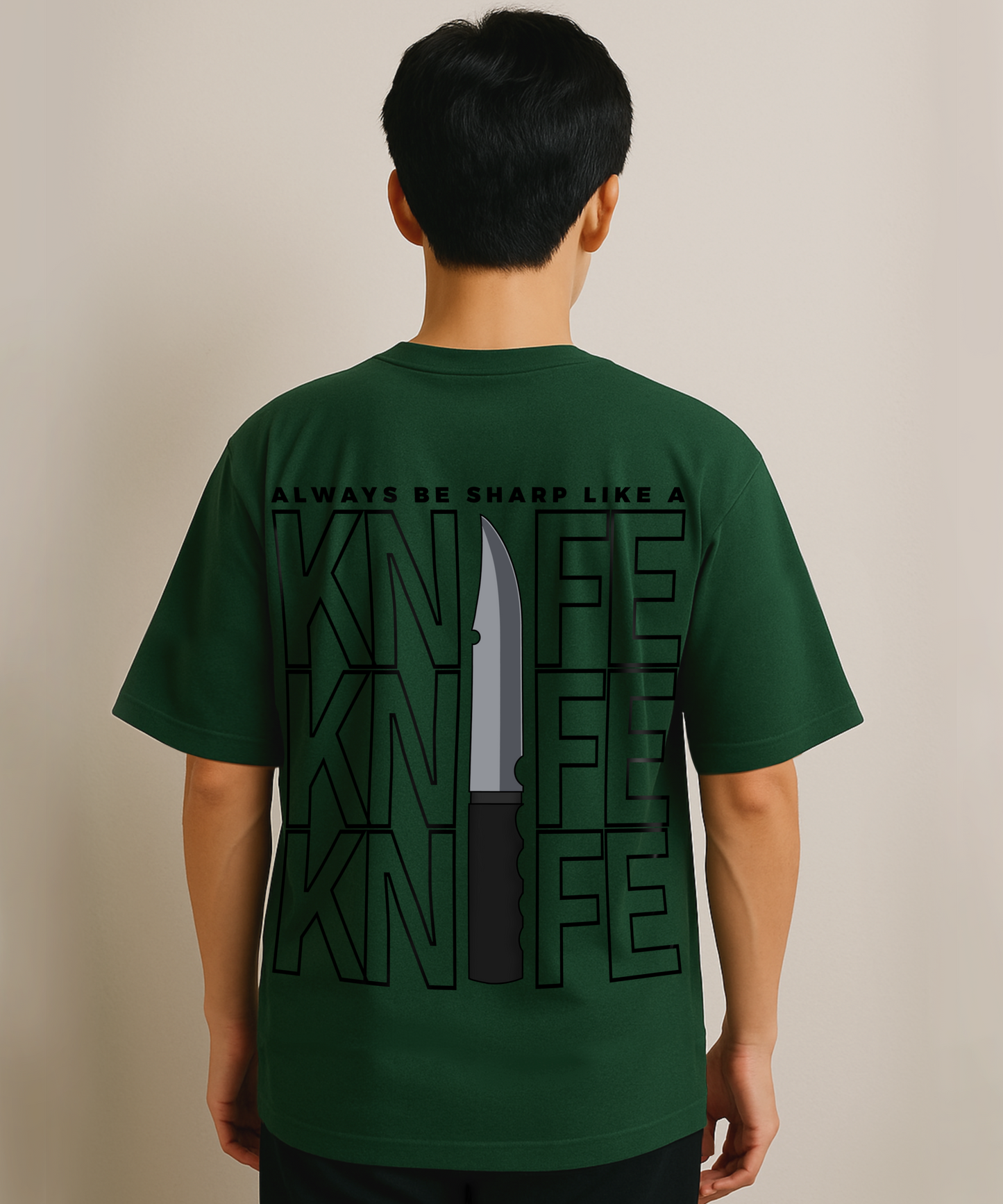 Knife Unisex Oversized Classic T-Shirt