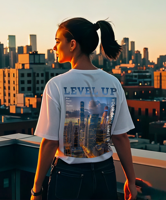 Level Up Unisex Oversized Classic T-Shirt
