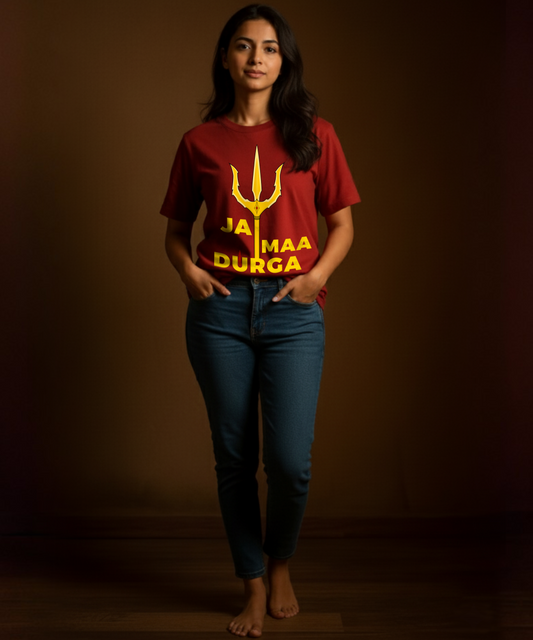JAI MAA DURGA Cool Unisex Oversized Classic T-Shirt