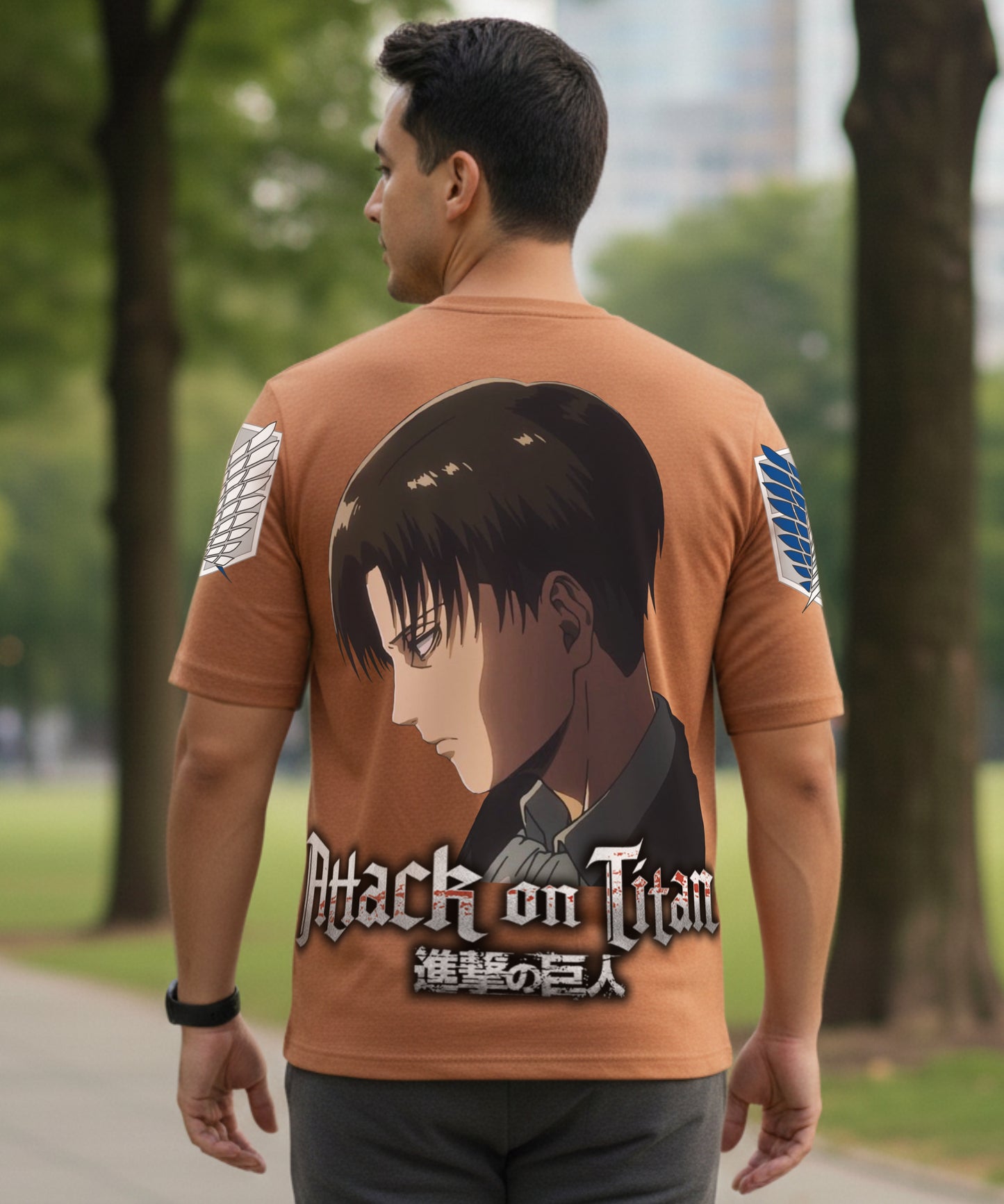Attack on Titan Levi Unisex Oversized Tee